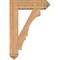 Ekena Millwork Balboa Arts and Crafts Smooth Bracket w/ Offset Brace, Western Red Cedar, 7 1/2"W x 26"D x 38"H BKT0806X26X38BOA03SWR - alternate 3
